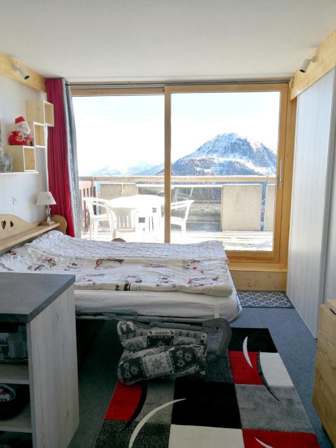 Appartement d'une chambre a La Plagne Aime 2000 a 100 m des pistes avec vue sur la ville et terrasse amenagee Macot-la-Plagne Extérieur photo