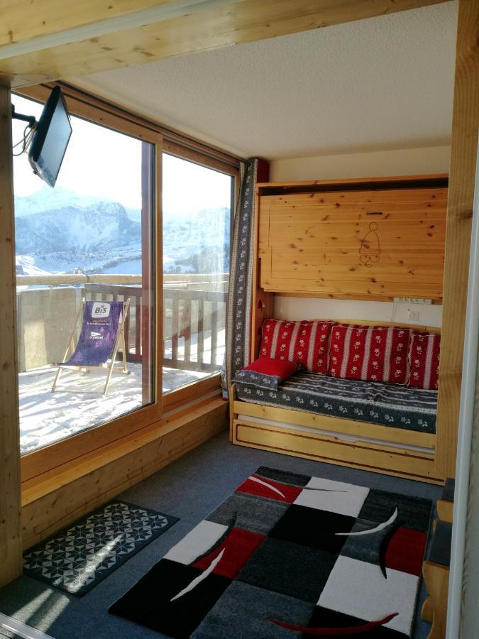 Appartement d'une chambre a La Plagne Aime 2000 a 100 m des pistes avec vue sur la ville et terrasse amenagee Macot-la-Plagne Extérieur photo
