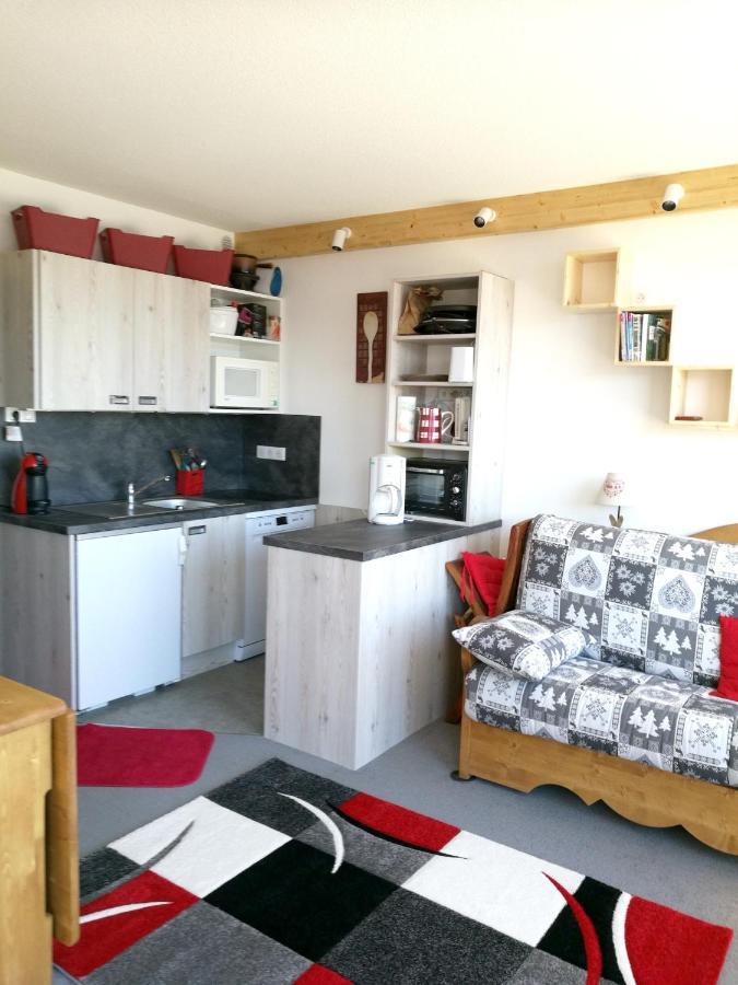Appartement d'une chambre a La Plagne Aime 2000 a 100 m des pistes avec vue sur la ville et terrasse amenagee Macot-la-Plagne Extérieur photo