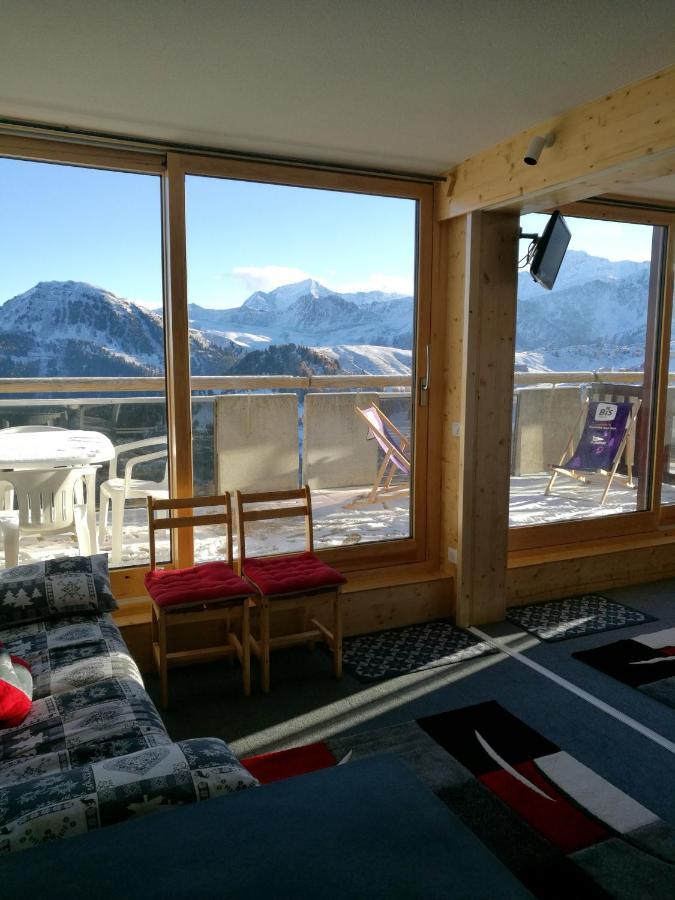 Appartement d'une chambre a La Plagne Aime 2000 a 100 m des pistes avec vue sur la ville et terrasse amenagee Macot-la-Plagne Extérieur photo