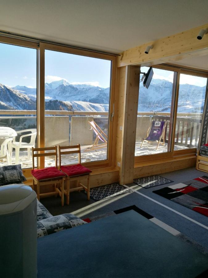 Appartement d'une chambre a La Plagne Aime 2000 a 100 m des pistes avec vue sur la ville et terrasse amenagee Macot-la-Plagne Extérieur photo