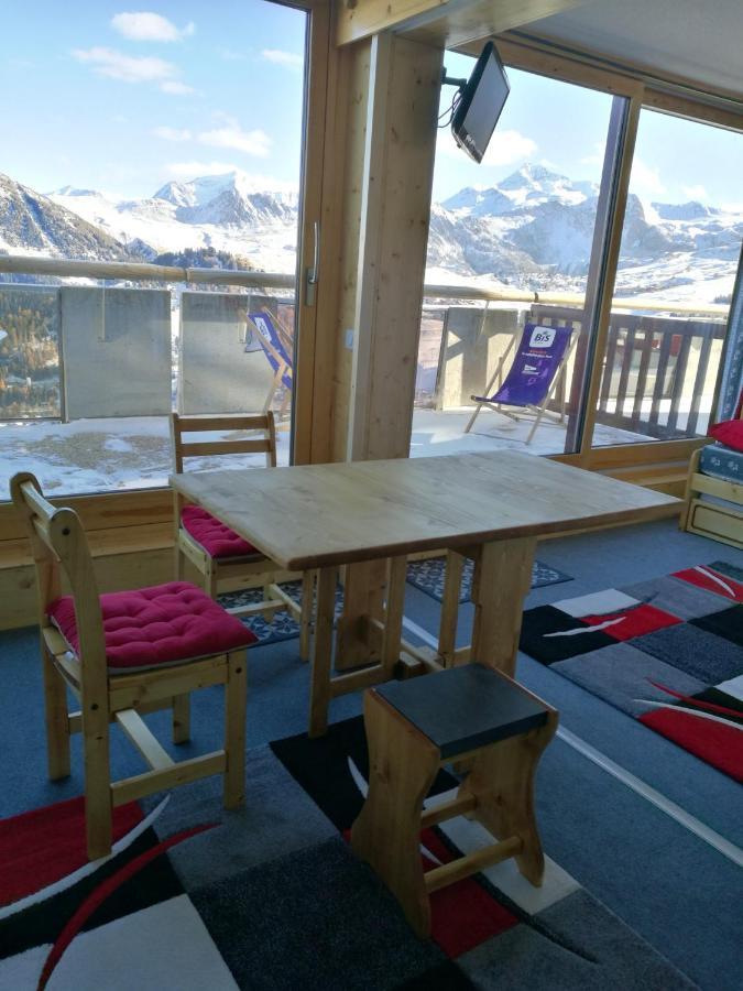 Appartement d'une chambre a La Plagne Aime 2000 a 100 m des pistes avec vue sur la ville et terrasse amenagee Macot-la-Plagne Extérieur photo