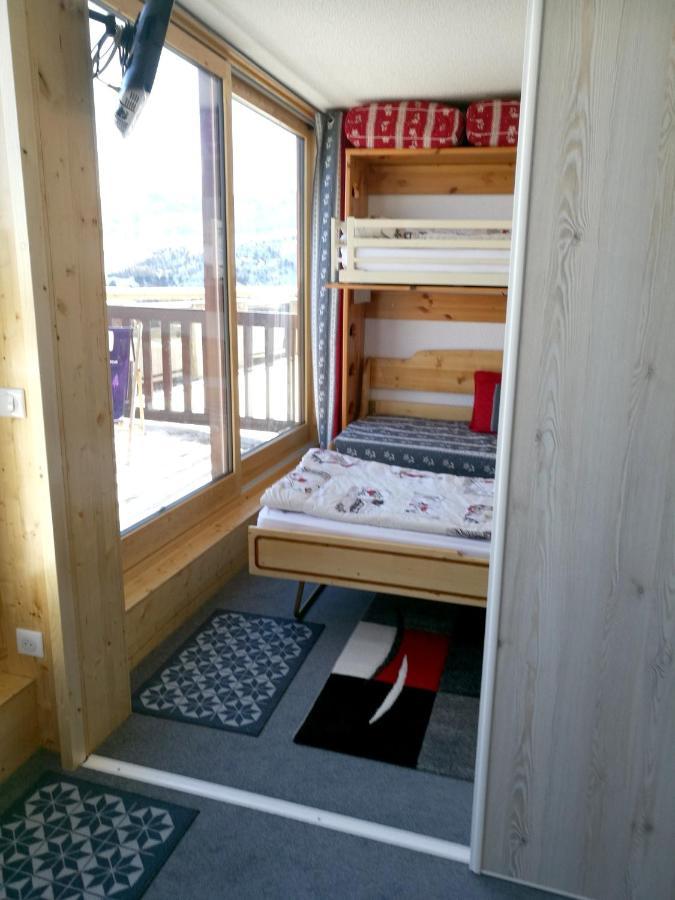 Appartement d'une chambre a La Plagne Aime 2000 a 100 m des pistes avec vue sur la ville et terrasse amenagee Macot-la-Plagne Extérieur photo