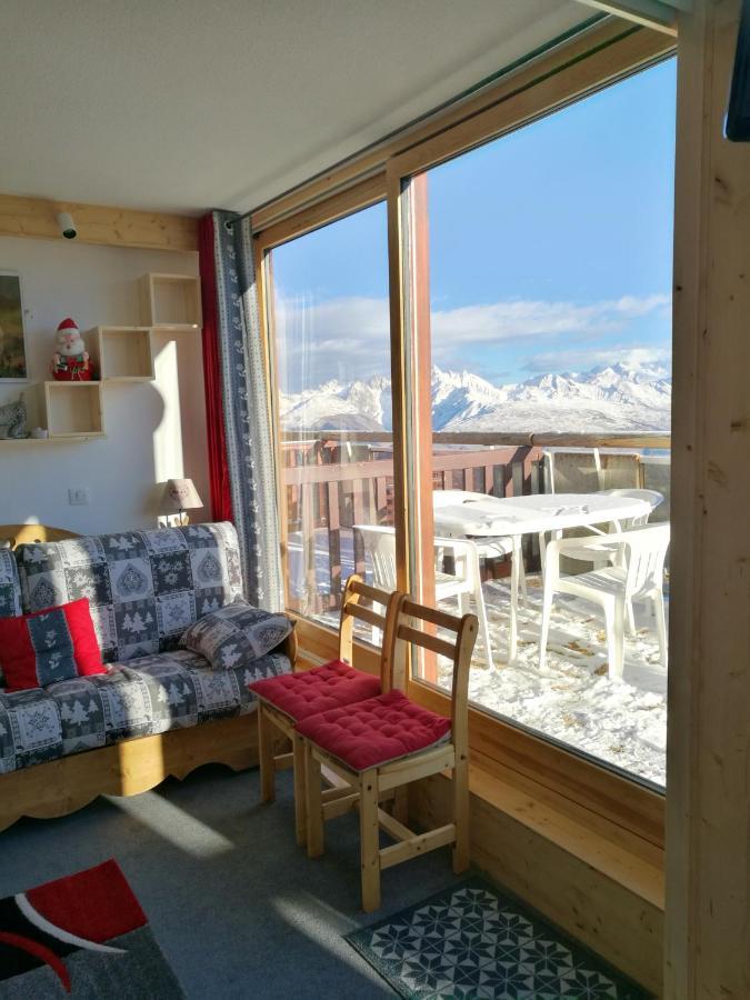 Appartement d'une chambre a La Plagne Aime 2000 a 100 m des pistes avec vue sur la ville et terrasse amenagee Macot-la-Plagne Extérieur photo