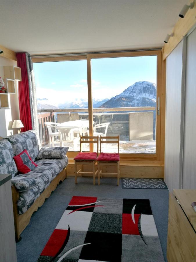 Appartement d'une chambre a La Plagne Aime 2000 a 100 m des pistes avec vue sur la ville et terrasse amenagee Macot-la-Plagne Extérieur photo