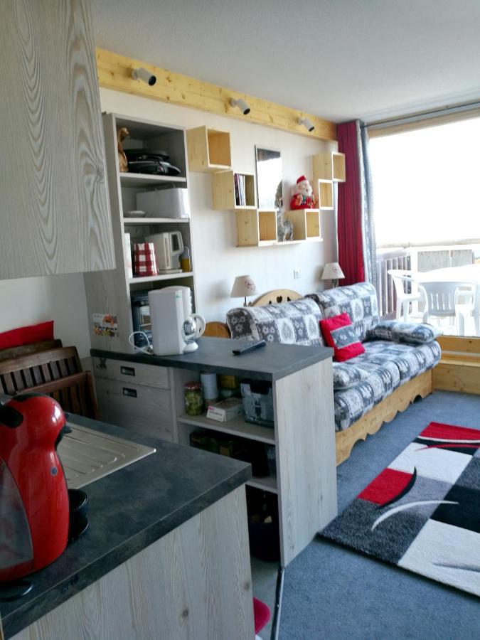 Appartement d'une chambre a La Plagne Aime 2000 a 100 m des pistes avec vue sur la ville et terrasse amenagee Macot-la-Plagne Extérieur photo