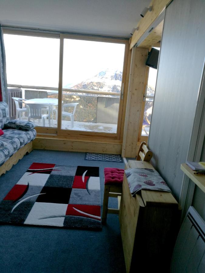 Appartement d'une chambre a La Plagne Aime 2000 a 100 m des pistes avec vue sur la ville et terrasse amenagee Macot-la-Plagne Extérieur photo