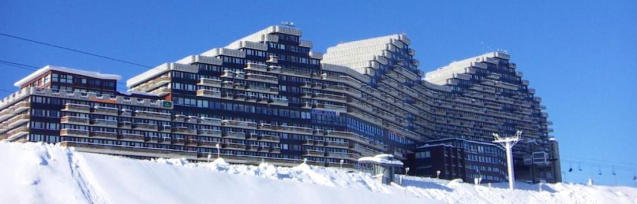 Appartement d'une chambre a La Plagne Aime 2000 a 100 m des pistes avec vue sur la ville et terrasse amenagee Macot-la-Plagne Extérieur photo