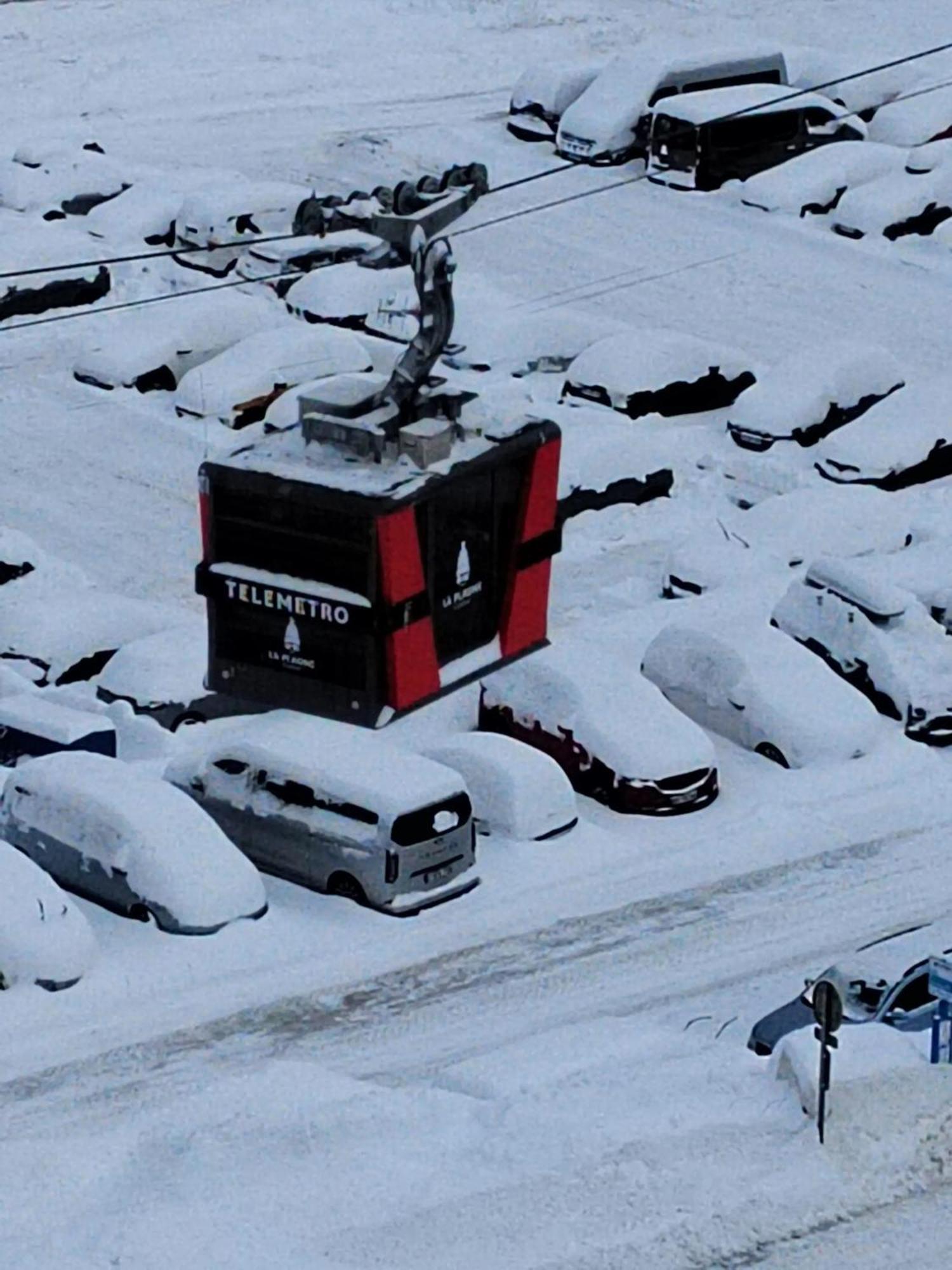 Appartement d'une chambre a La Plagne Aime 2000 a 100 m des pistes avec vue sur la ville et terrasse amenagee Macot-la-Plagne Extérieur photo